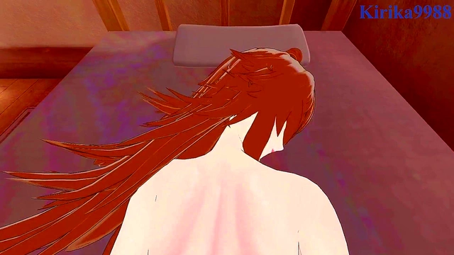 Intense 3D Hentai Sex – Mei Terumi & Konan Share Big Boobs & Creampie Action