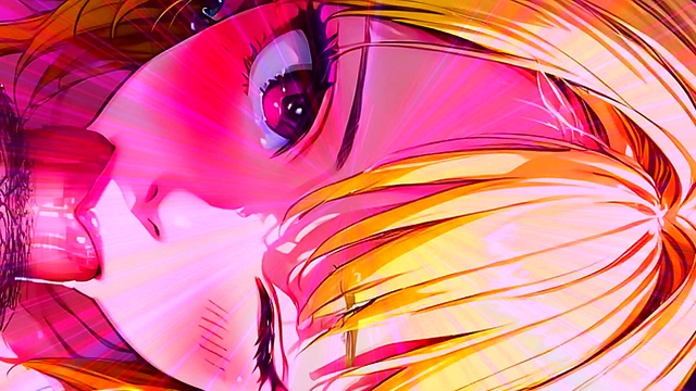 3D Anime Chick Sucks Big Cock in Hot Hentai Blowjob Action