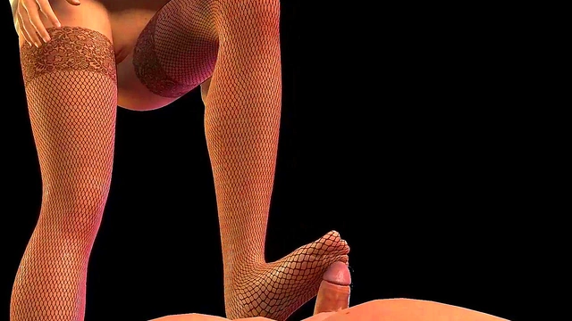 Busty Anime Angel Gives Seductive Footjob & POV Tease With Big Boobs