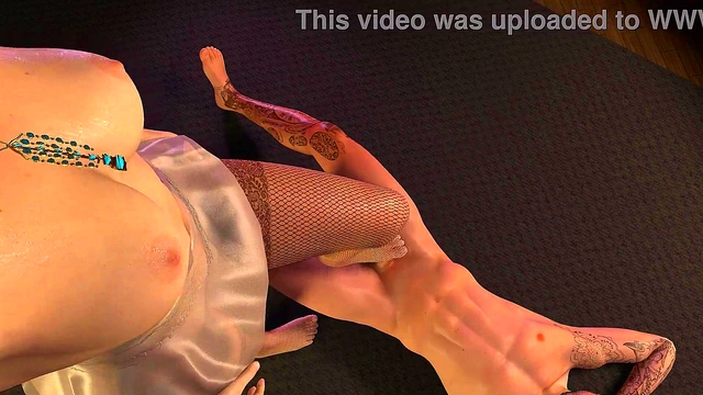 Busty Anime Angel Gives Seductive Footjob & POV Tease With Big Boobs