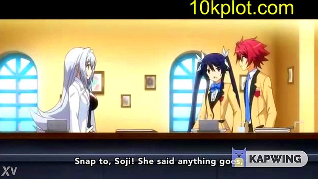 Hentai Girl With Huge Boobs Hungry for Cock Blows Her Way Through Cartoony Action