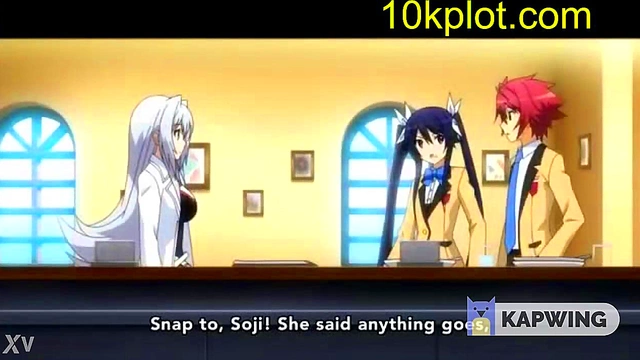 Hentai Girl With Huge Boobs Hungry for Cock Blows Her Way Through Cartoony Action