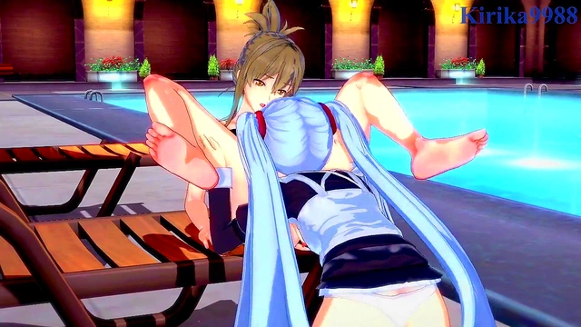 Intense Lesbian Play – Sagiri, Chitose, and Ruri’s Sexy 3D Anime Adventure