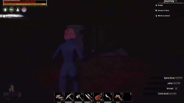 Kinky Albino Slut Gets Rough BDSM Gangbang In Conan Exiles Hentai