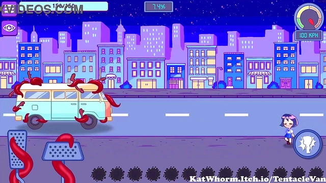 Cute Anime Chick Gets Sexy in Erotic Nighttime Hentai Action