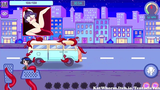 Cute Anime Chick Gets Sexy in Erotic Nighttime Hentai Action