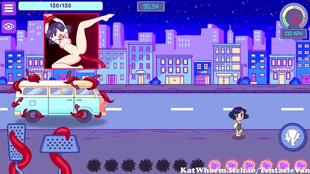 Cute Anime Chick Gets Sexy in Erotic Nighttime Hentai Action