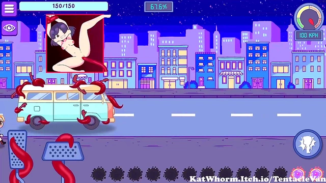 Cute Anime Chick Gets Sexy in Erotic Nighttime Hentai Action