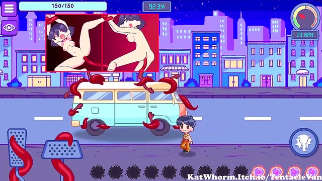 Cute Anime Chick Gets Sexy in Erotic Nighttime Hentai Action