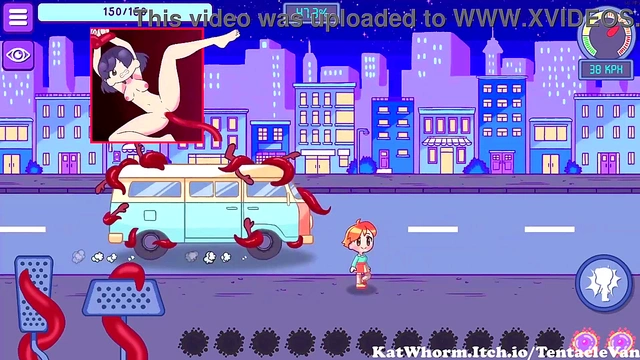 Cute Anime Chick Gets Sexy in Erotic Nighttime Hentai Action