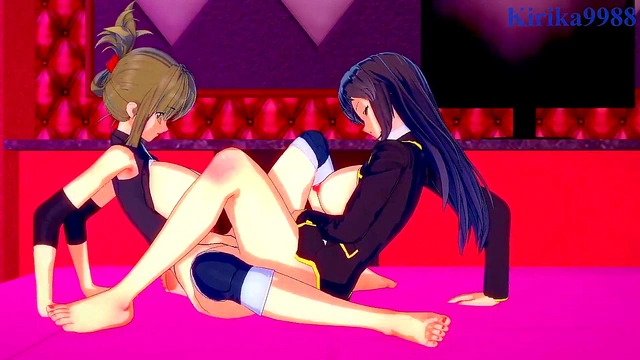 Setsuko Ohara & Chitose Kisaragi Lesbian Futanari Sex With Big Boobs Creampie