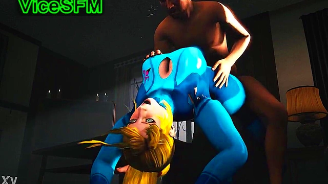 Blonde Samus Aran Fucks Random Guy In Anime Metroid Style Rule 34 Action