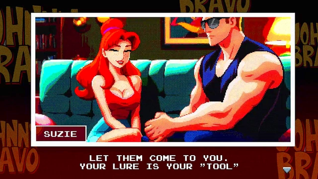 Cute Johnny Bravo Shows Off Big Dick With Sucking Handjob & Blowjob Action