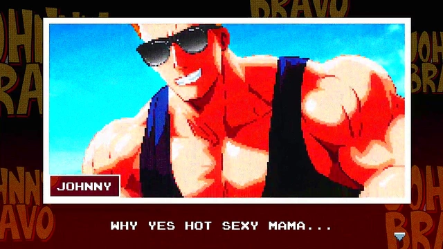 Cute Johnny Bravo Shows Off Big Dick With Sucking Handjob & Blowjob Action