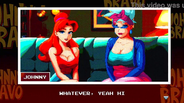 Cute Johnny Bravo Shows Off Big Dick With Sucking Handjob & Blowjob Action