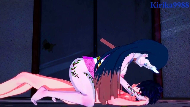 Nezuko & Daki Take On Tanjiro for Intense 3D Hentai Sex Session
