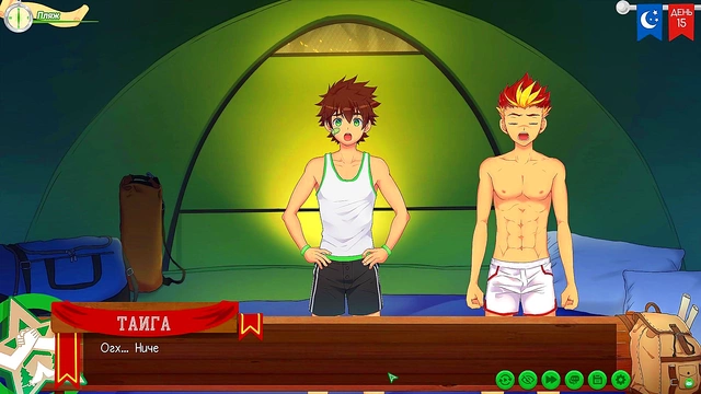 Relaxing With Taiga – Russian Voiced Anime Game Friends Camp Path 2 Part 10