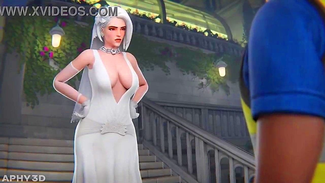 Horny Bride-To-Be Ashe Fucks Before Wedding In naughty 3D Hentai Scene