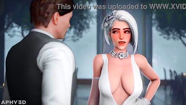 Horny Bride-To-Be Ashe Fucks Before Wedding In naughty 3D Hentai Scene