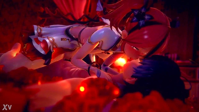 Hentai Girl Rides Big DickCowgirl Style Till She Squirts Orgasmically