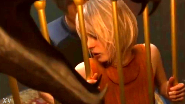 3D Hentai Babe Seduces With Topless Blowjob Action