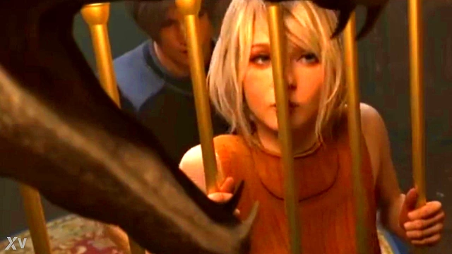 3D Hentai Babe Seduces With Topless Blowjob Action