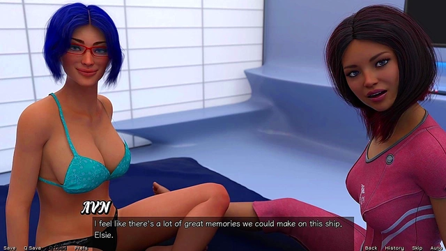 Exploring Elsie’s Bisexual Side in(Stranded In Space) – Busty Anime Action