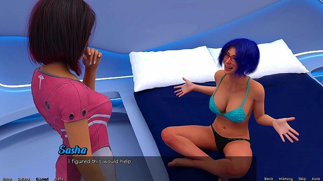 Exploring Elsie’s Bisexual Side in(Stranded In Space) – Busty Anime Action