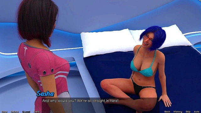 Exploring Elsie’s Bisexual Side in(Stranded In Space) – Busty Anime Action