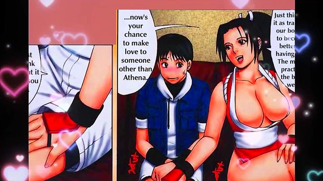 Athena Asamiya & Mai Shiranui KOF Hentai Anime Sex Fantasy