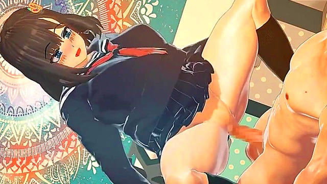 Teen Anime Babe Gets Fucked In Bathroom By Japanese Dude