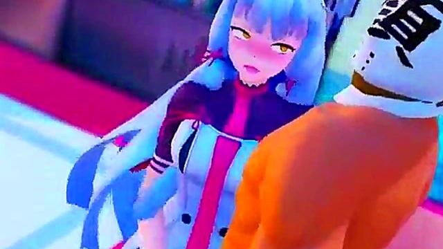 Cute Murakumo Waifu Gives Seductive Handjob In 3D Hentai Action