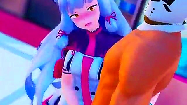 Cute Murakumo Waifu Gives Seductive Handjob In 3D Hentai Action