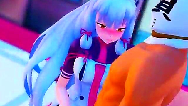 Cute Murakumo Waifu Gives Seductive Handjob In 3D Hentai Action