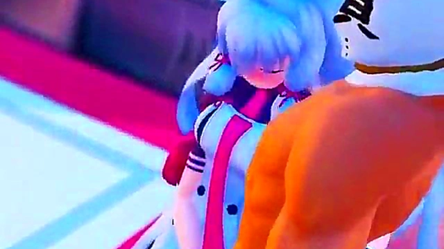 Cute Murakumo Waifu Gives Seductive Handjob In 3D Hentai Action