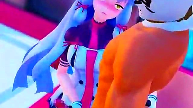 Cute Murakumo Waifu Gives Seductive Handjob In 3D Hentai Action