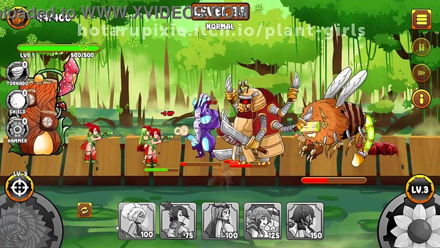 Plant Girls Battle Insects for Erotic Fun in Anime Adventure