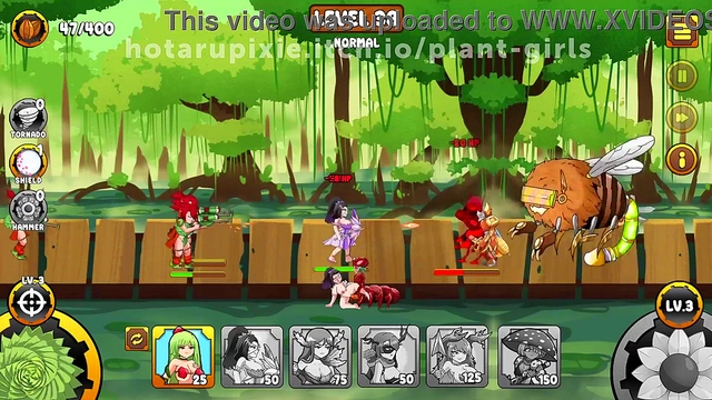 Plant Girls Battle Insects for Erotic Fun in Anime Adventure