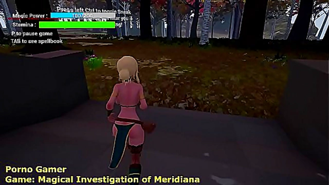 Magical Elf Investigates With 3D CGI Cock Teasing In Fantasy World