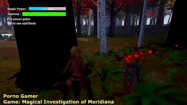 Magical Elf Investigates With 3D CGI Cock Teasing In Fantasy World