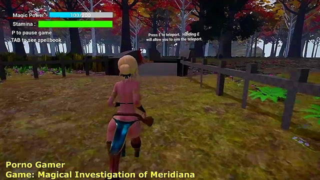 Magical Elf Investigates With 3D CGI Cock Teasing In Fantasy World