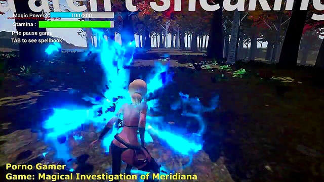 Magical Elf Investigates With 3D CGI Cock Teasing In Fantasy World