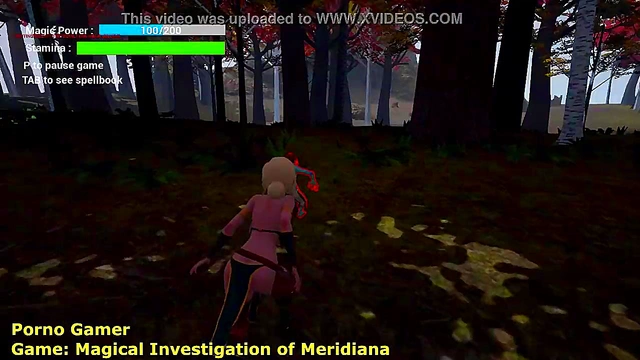 Magical Elf Investigates With 3D CGI Cock Teasing In Fantasy World