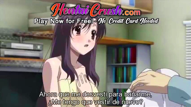 Young Hentai Maid Rides Dick Hard Then Gets Fucked Anal By Pervy Otaku