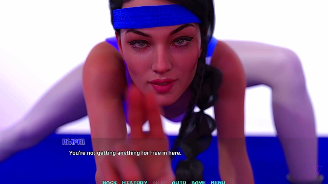 Busty Gym Goddess Tempts Me With Her Curves And Tight Pussy In Anime Game