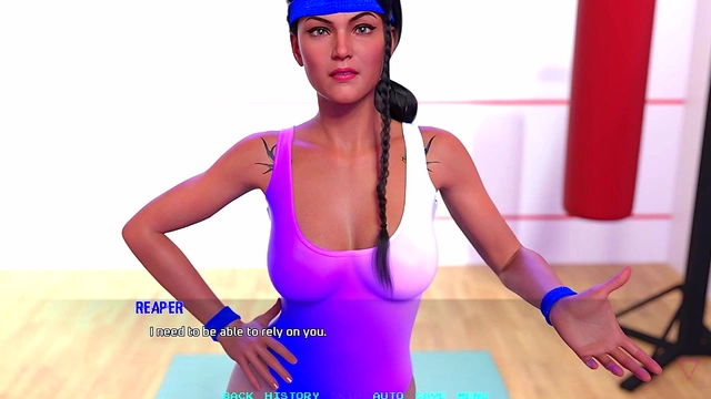 Busty Gym Goddess Tempts Me With Her Curves And Tight Pussy In Anime Game