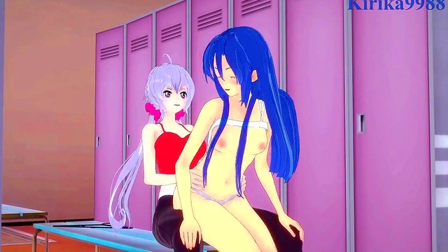 Tsubasa Kazanari & Chris Yukine's Intense Futanari Sex Adventure