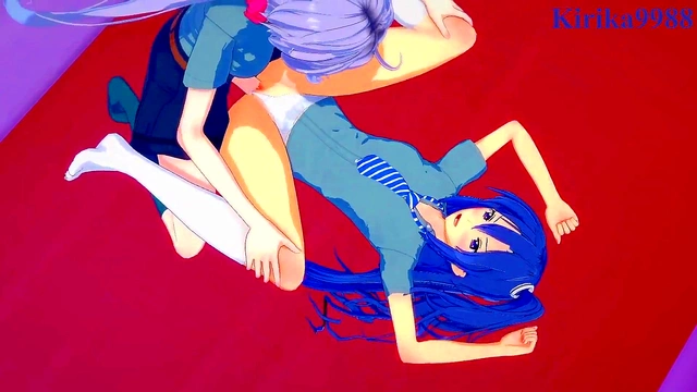 Tsubasa Kazanari & Chris Yukine's Intense Futanari Sex Adventure