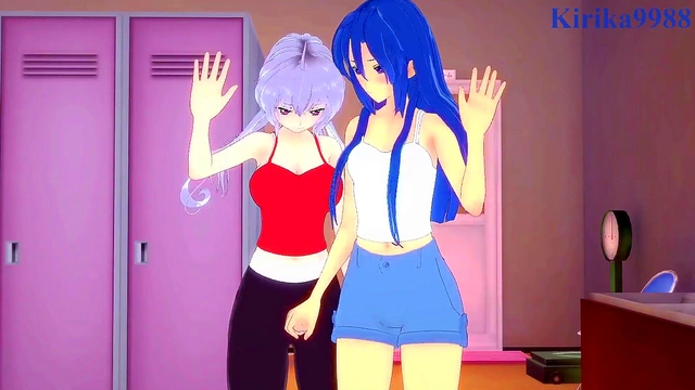 Tsubasa Kazanari & Chris Yukine's Intense Futanari Sex Adventure