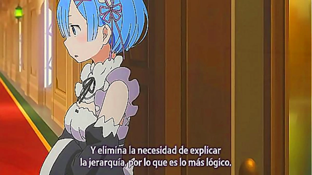 Hentai Anime Re –Zero - Rem & Emilia Tan Take Turns Pleasing You With Subtitles